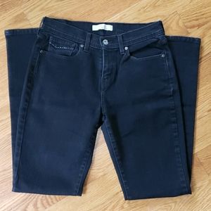 Women's Black Levi's Straight Leg 505 Jeans